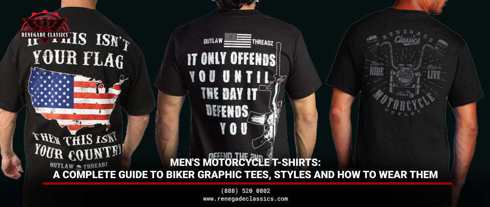 Men's Motorcycle T-Shirts: A Complete Guide to Biker Graphic Tees, Styles and How to Wear Them