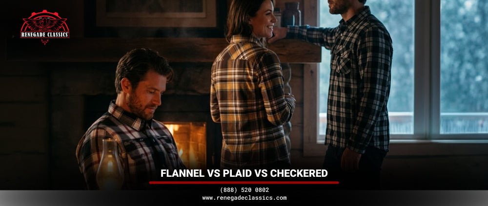 Flannel vs Plaid vs Checkered: What's the Difference and Why It Matters for Riders