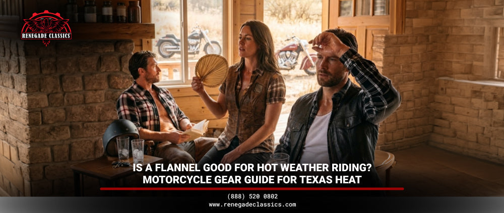 Is a Flannel Good for Hot Weather Riding? Motorcycle Gear Guide for Texas Heat