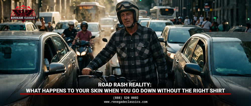 Road Rash Reality: What Happens to Your Skin When You Go Down Without the Right Shirt
