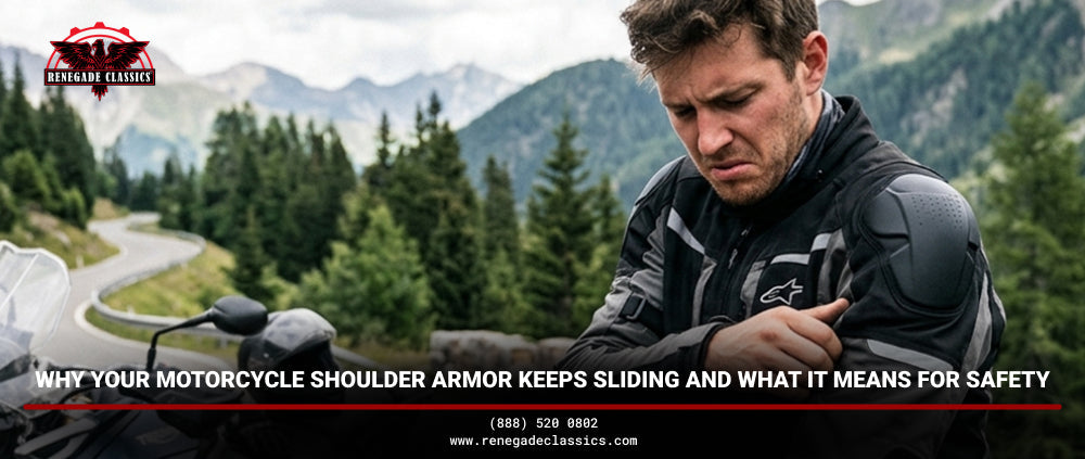 Why Your Motorcycle Shoulder Armor Keeps Sliding and What It Means for Safety