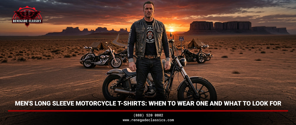 Men's Long Sleeve Motorcycle T-Shirts: When to Wear One and What to Look For