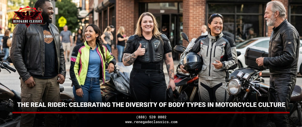 The Real Rider: Celebrating the Diversity of Body Types in Motorcycle Culture