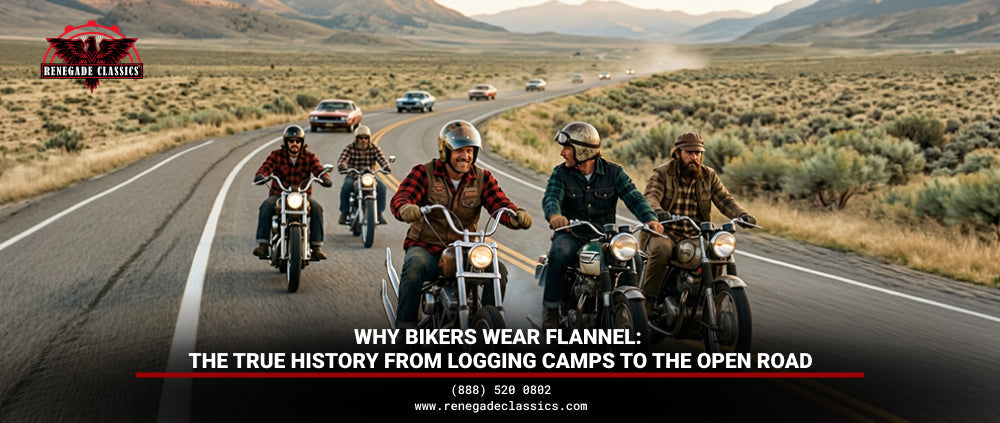 Why Bikers Wear Flannel: The True History from Logging Camps to the Open Road