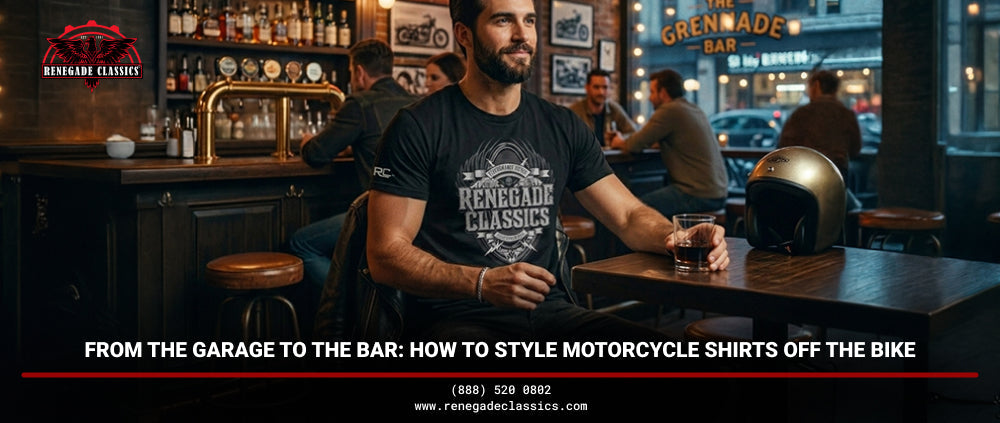 From the Garage to the Bar: How to Style Motorcycle Shirts Off the Bike
