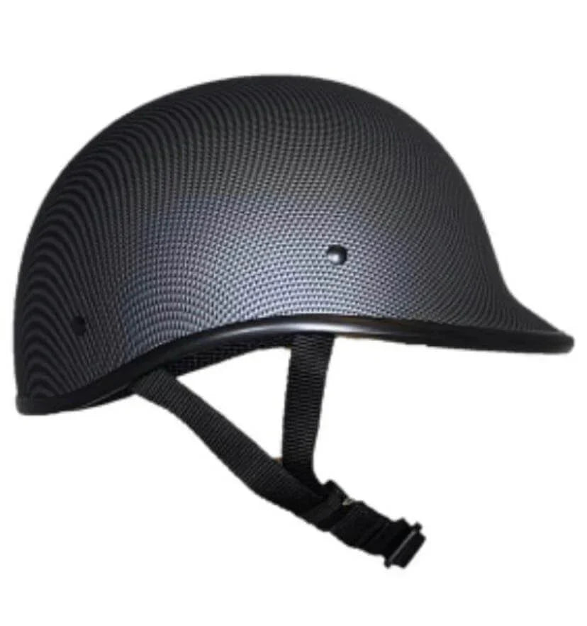dot german carbon fiber motorcycle helmet Novelty German- Grey XS FMVSS 218 standards Shop Micro DOT Beanie Helmets
