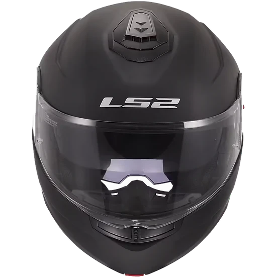 helmet ls2 modular Strobe II Solid Modular Motorcycle Helmet W/ SunShield Matte Black