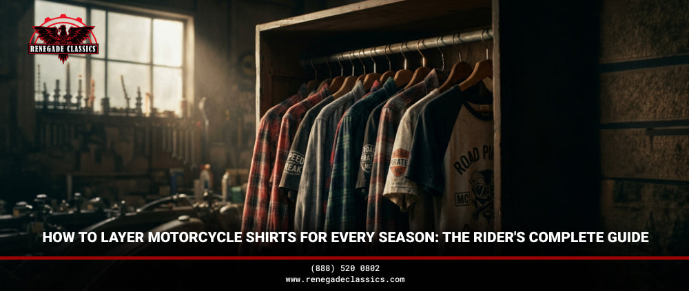 How to Layer Motorcycle Shirts for Every Season: The Rider's Complete Guide