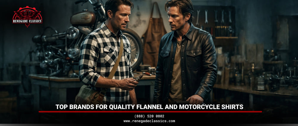 Top Brands for Quality Flannel and Motorcycle Shirts