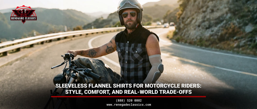 Sleeveless Flannel Shirts for Motorcycle Riders: Style, Comfort, and Real-World Trade-Offs