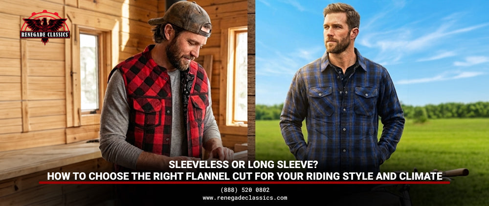 Sleeveless or Long Sleeve? How to Choose the Right Flannel Cut for Your Riding Style and Climate