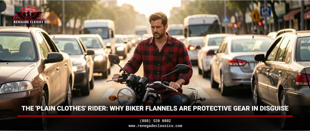 The 'Plain Clothes' Rider: Why Biker Flannels Are Protective Gear in Disguise