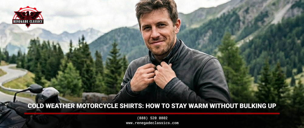 Cold Weather Motorcycle Shirts: How to Stay Warm Without Bulking Up
