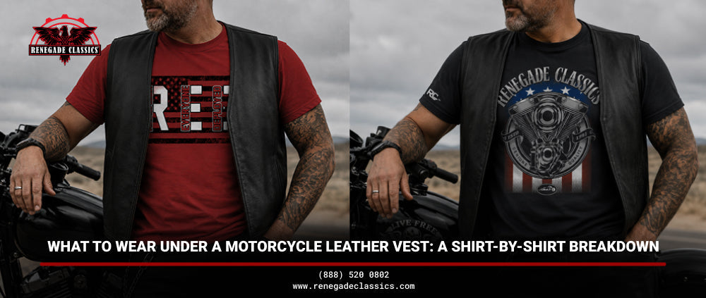 What to Wear Under a Motorcycle Leather Vest: A Shirt-by-Shirt Breakdown