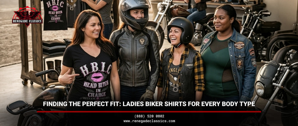 Finding the Perfect Fit: Ladies Biker Shirts for Every Body Type