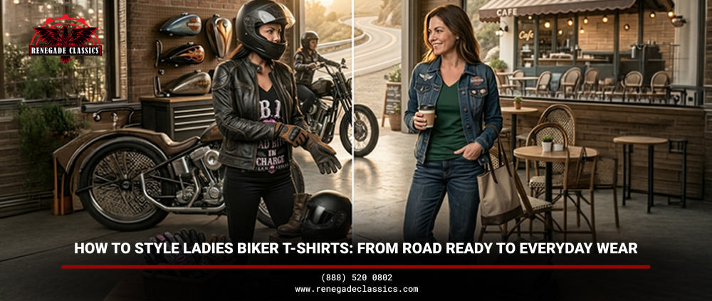 How to Style Ladies Biker T-Shirts: From Road Ready to Everyday Wear