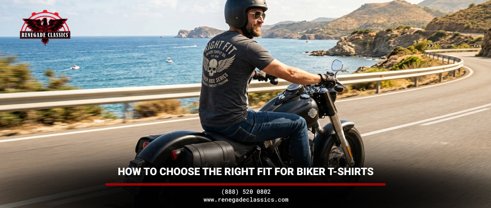 How to Choose the Right Fit for Biker T-Shirts