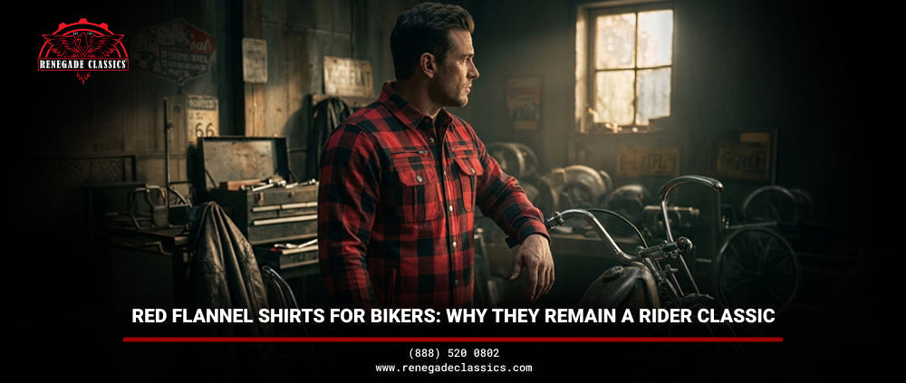 Red Flannel Shirts for Bikers: Why They Remain a Rider Classic