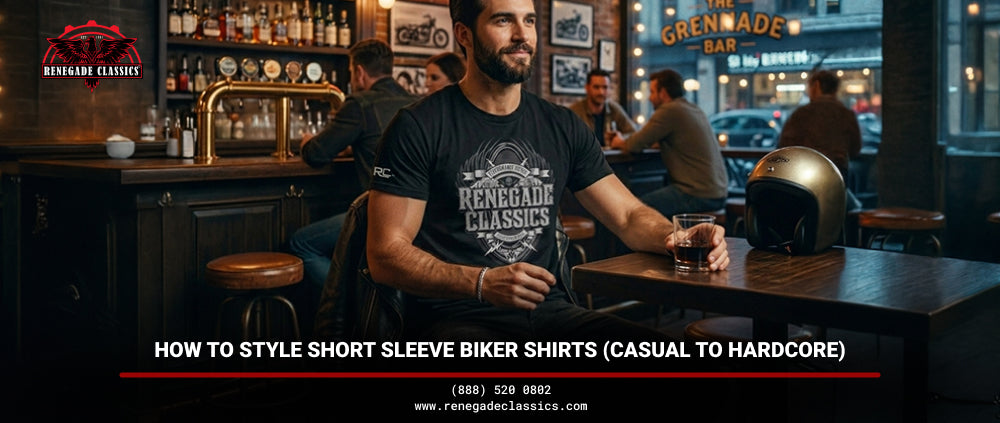 How to Style Short Sleeve Biker Shirts (Casual to Hardcore)