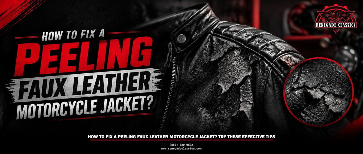 How to Fix a Peeling Faux Leather Motorcycle Jacket