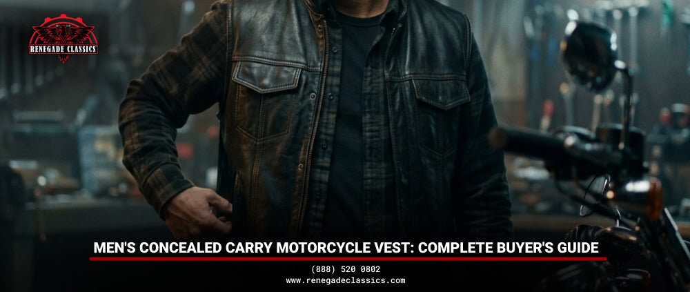 Men's Concealed Carry Motorcycle Vest Guide