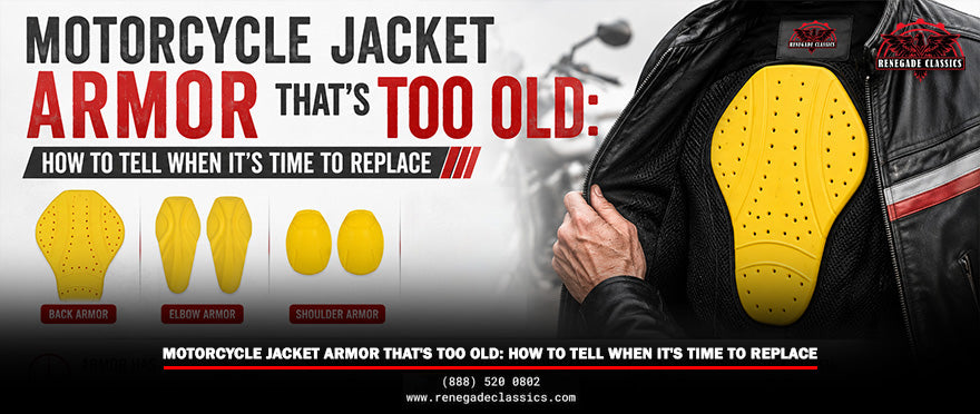 Motorcycle Jacket Armor That's Too Old