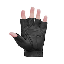 LegacyKnuckles™  Men's  leather Fingerless gloves