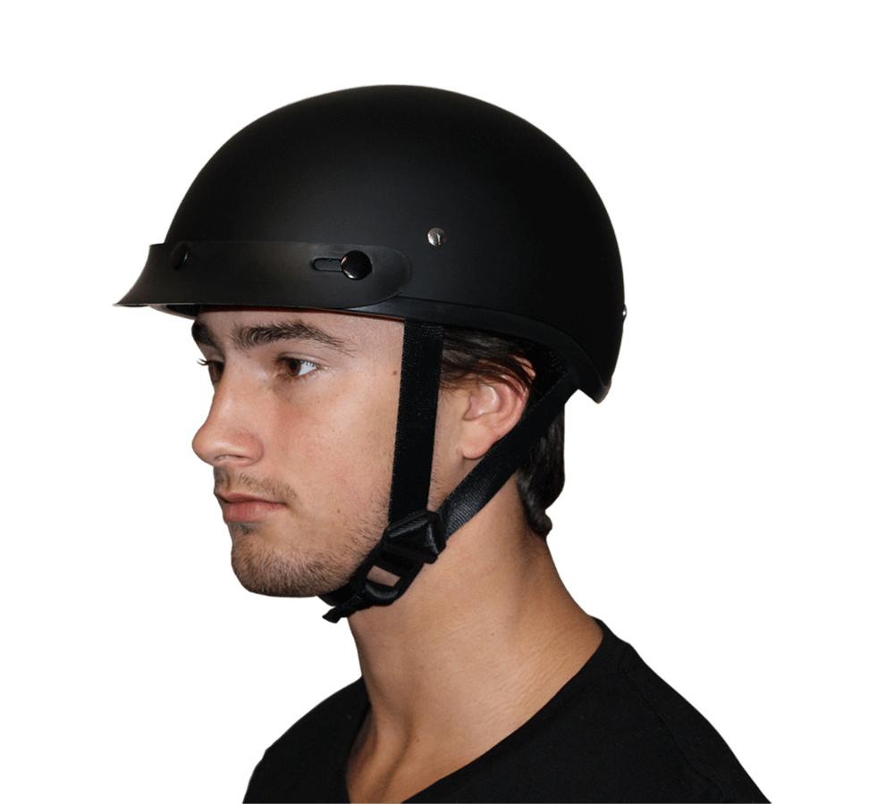 compact motorcycle helmet PYROTECT Shorty for Behind the Head Headsets Rugged Radios release strap Low-Profile Full-Face Helmets - Geek