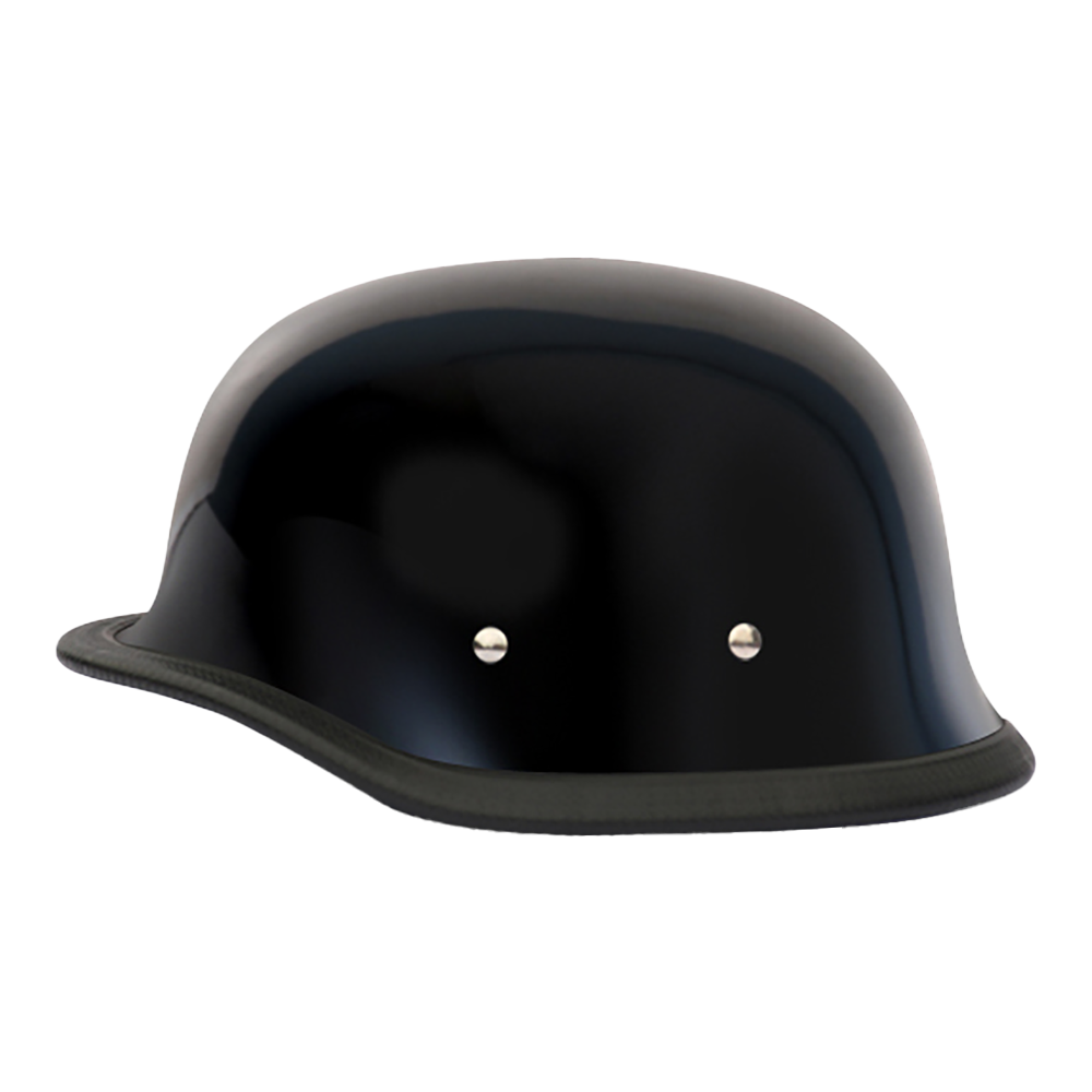 daytona german style motorcycle helmet Novelty Big German- Hi-Gloss Black M