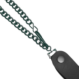 Dark Teal Heavy-Duty Wallet Chain with Snap-On Belt Loop - 13 Inch
