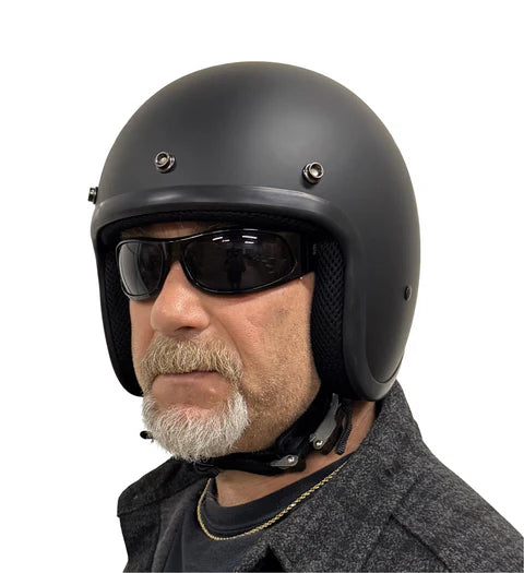 badass biker helmets SuperSonic Carbon Smallest DOT Certified Motorcycle Helmet Why Half Helmets are Perfect