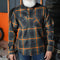 Sprucer™ Men’s Blue and Green Flannel Shirt