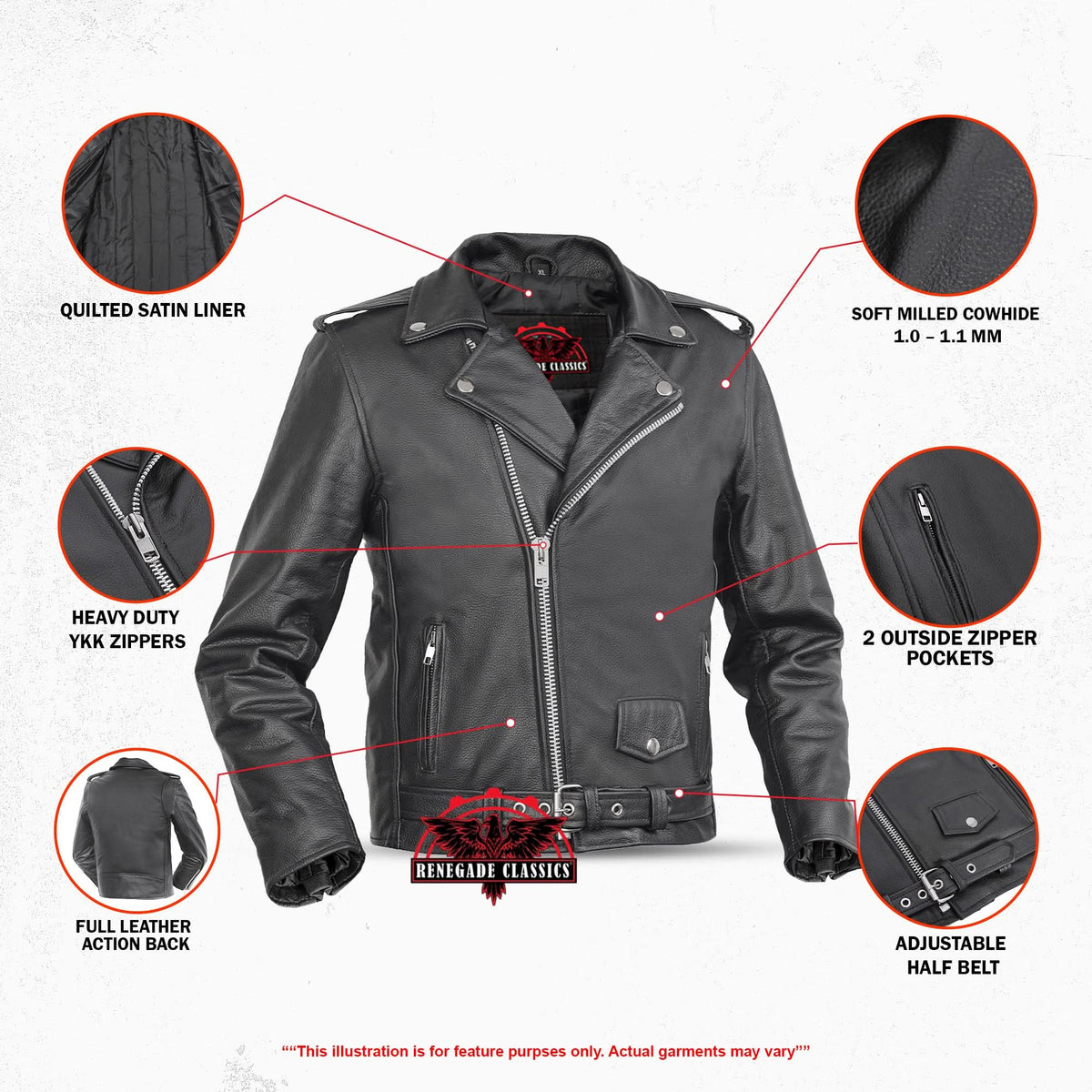 Karlos Kids Leather Jacket