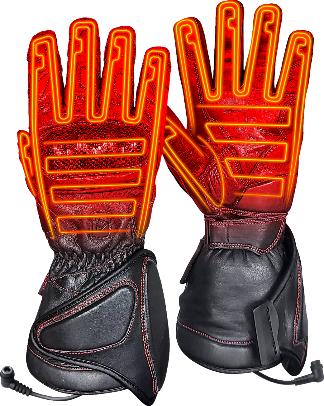 12 V Extreme Hard Knuckle Heated Gloves