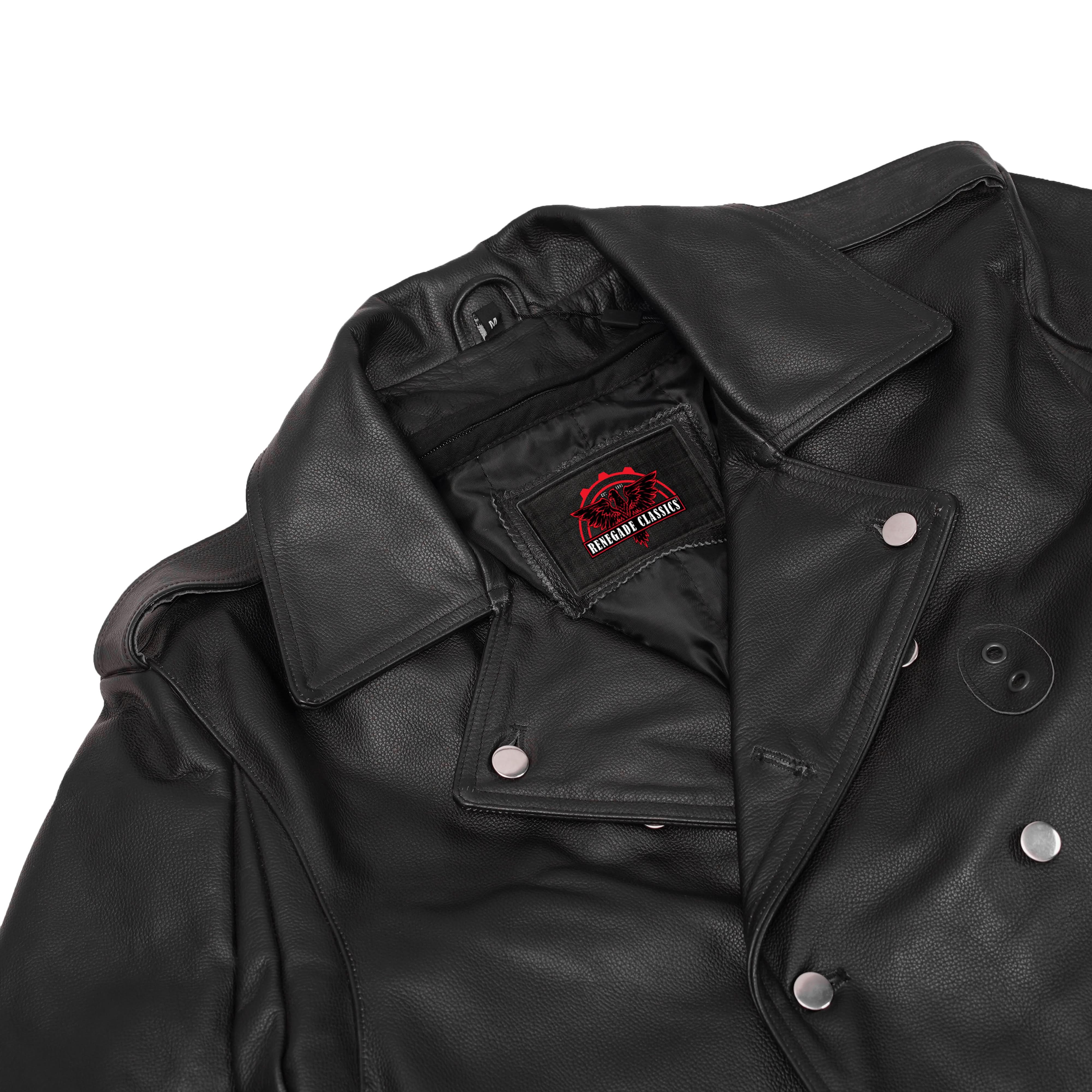 Cavalier Men’s Long Sleeve Leather Jacket
