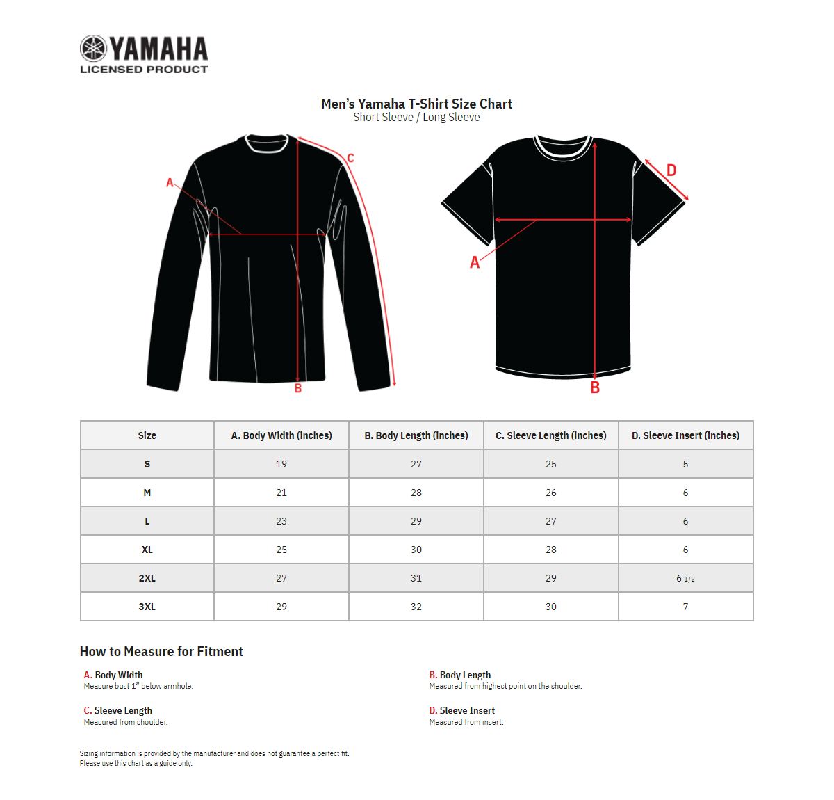 Yamaha Motorcycles T-Shirt