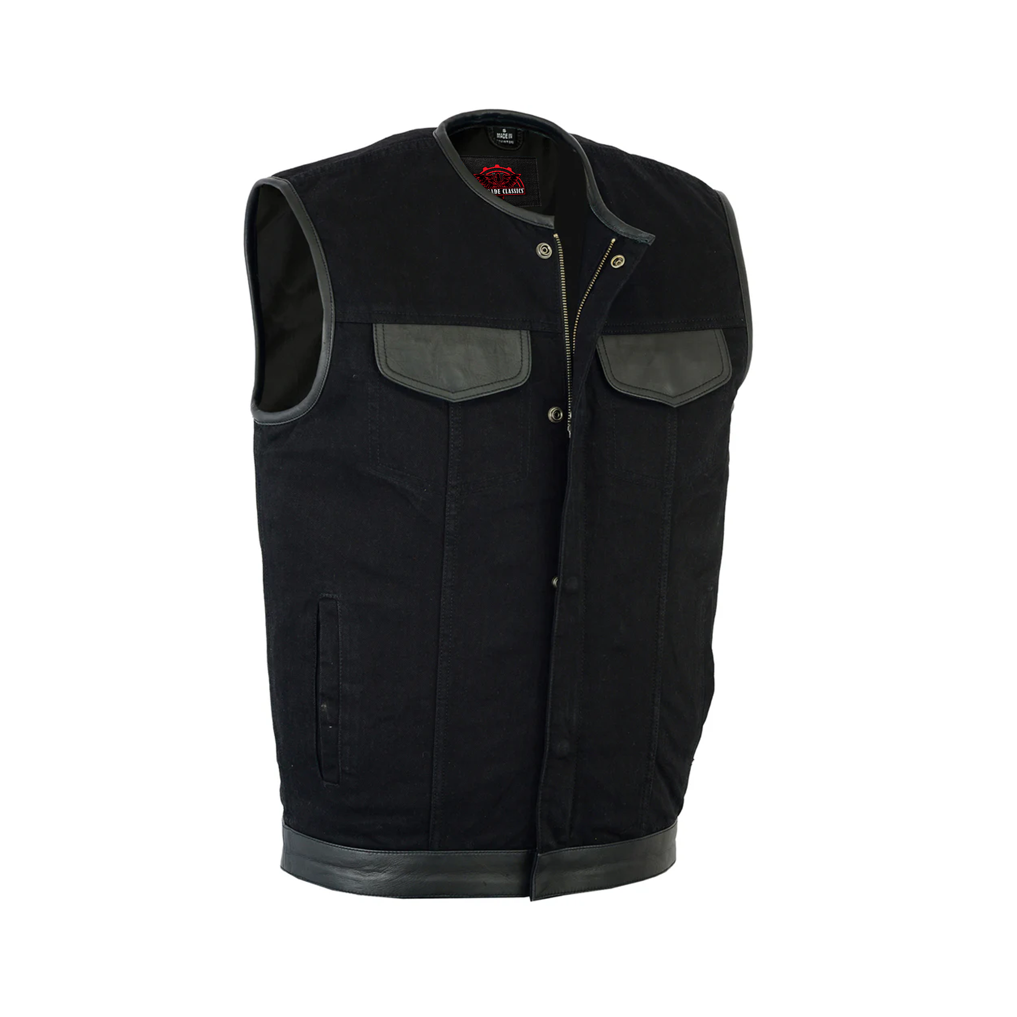 Grindwear™ Mens Denim Motorcycle Vest