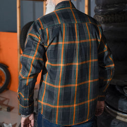 Sprucer™ Men’s Blue and Green Flannel Shirt