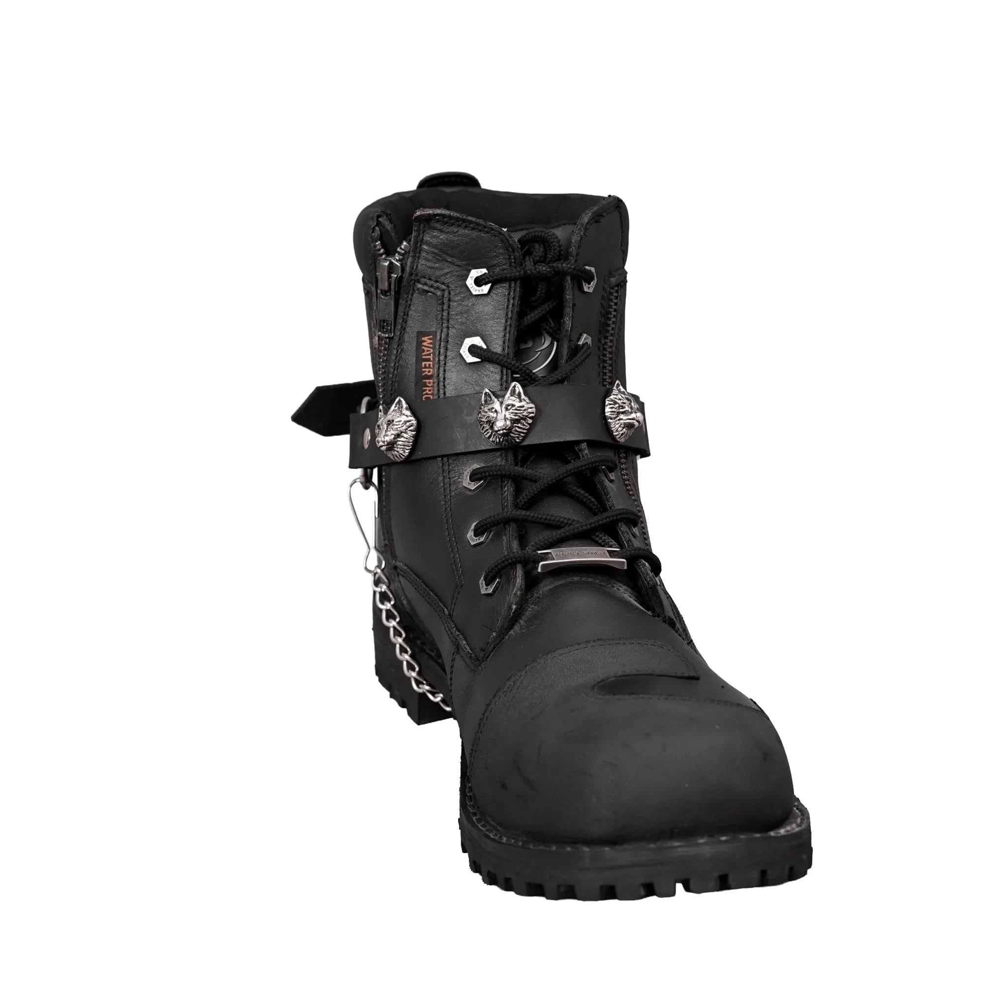 Boot Chain - Silver Wolf Star