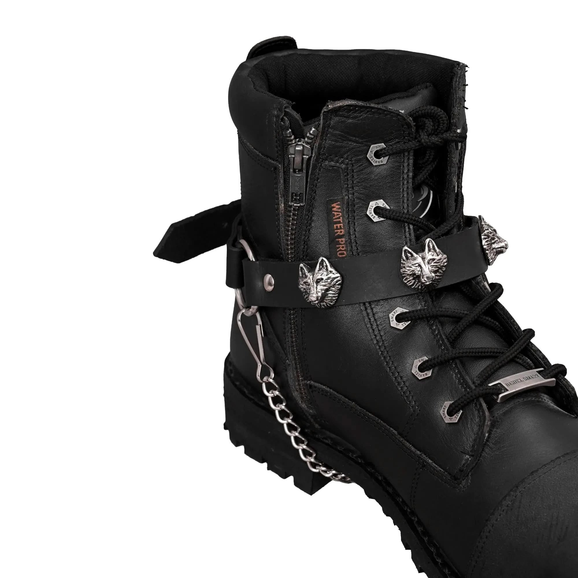 Boot Chain - Silver Wolf Star