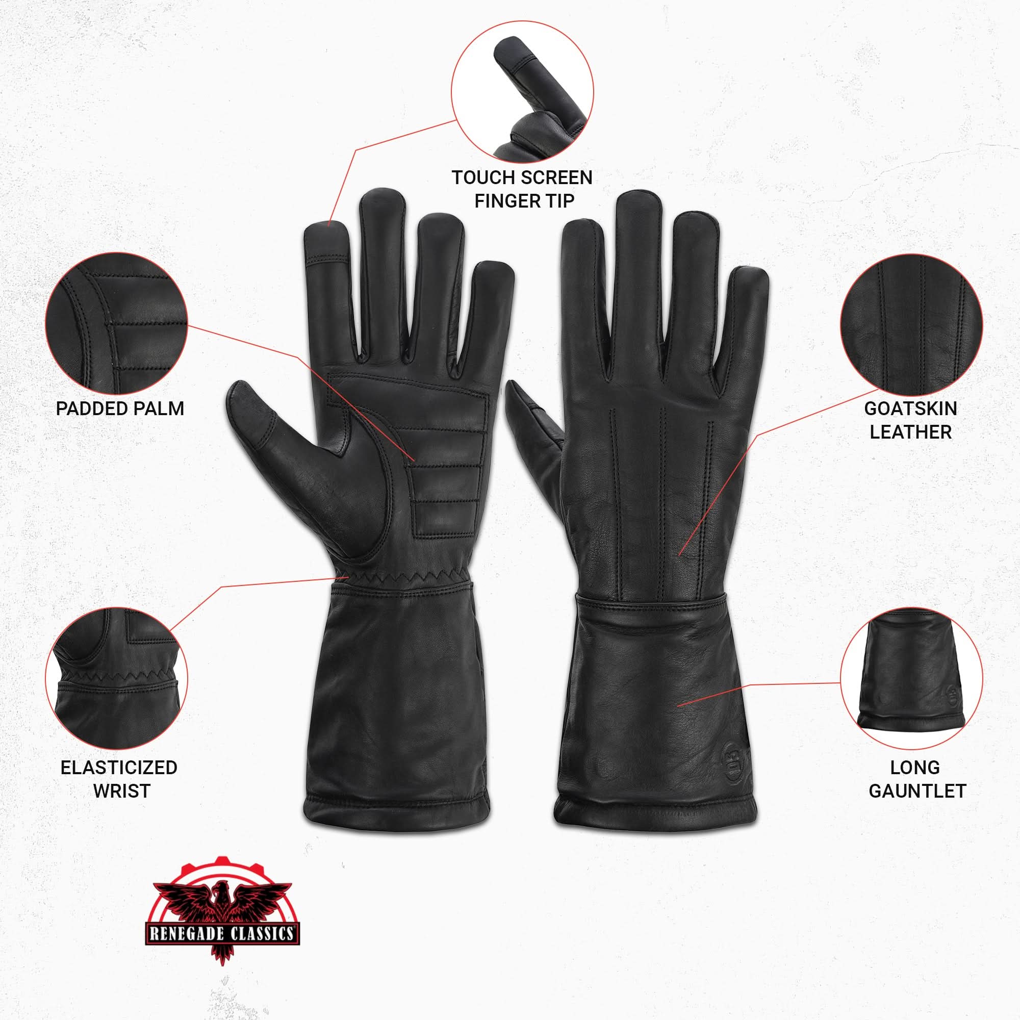 Steadfast™ Men's Leather Gloves