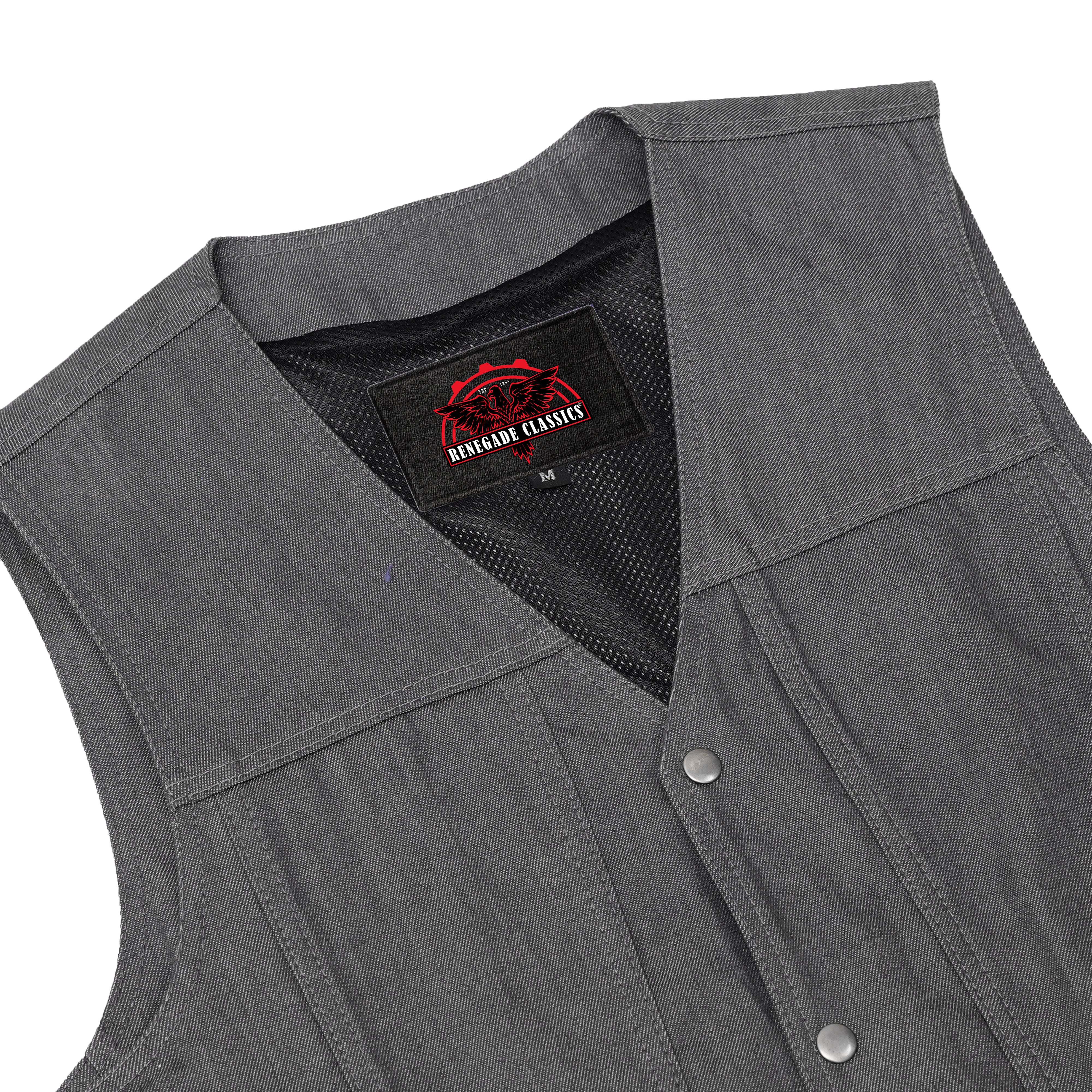 Stormcraft™ Mens Denim Motorcycle Vest
