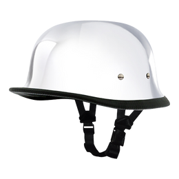 german motorcycle helmet non dot Select a Size Feel the difference with the Novelty German Gloss Black helmet Highway 21 9mm Half Helmet