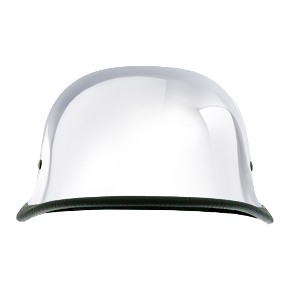 chrome dot motorcycle helmet Novelty German- Chrome 2XL