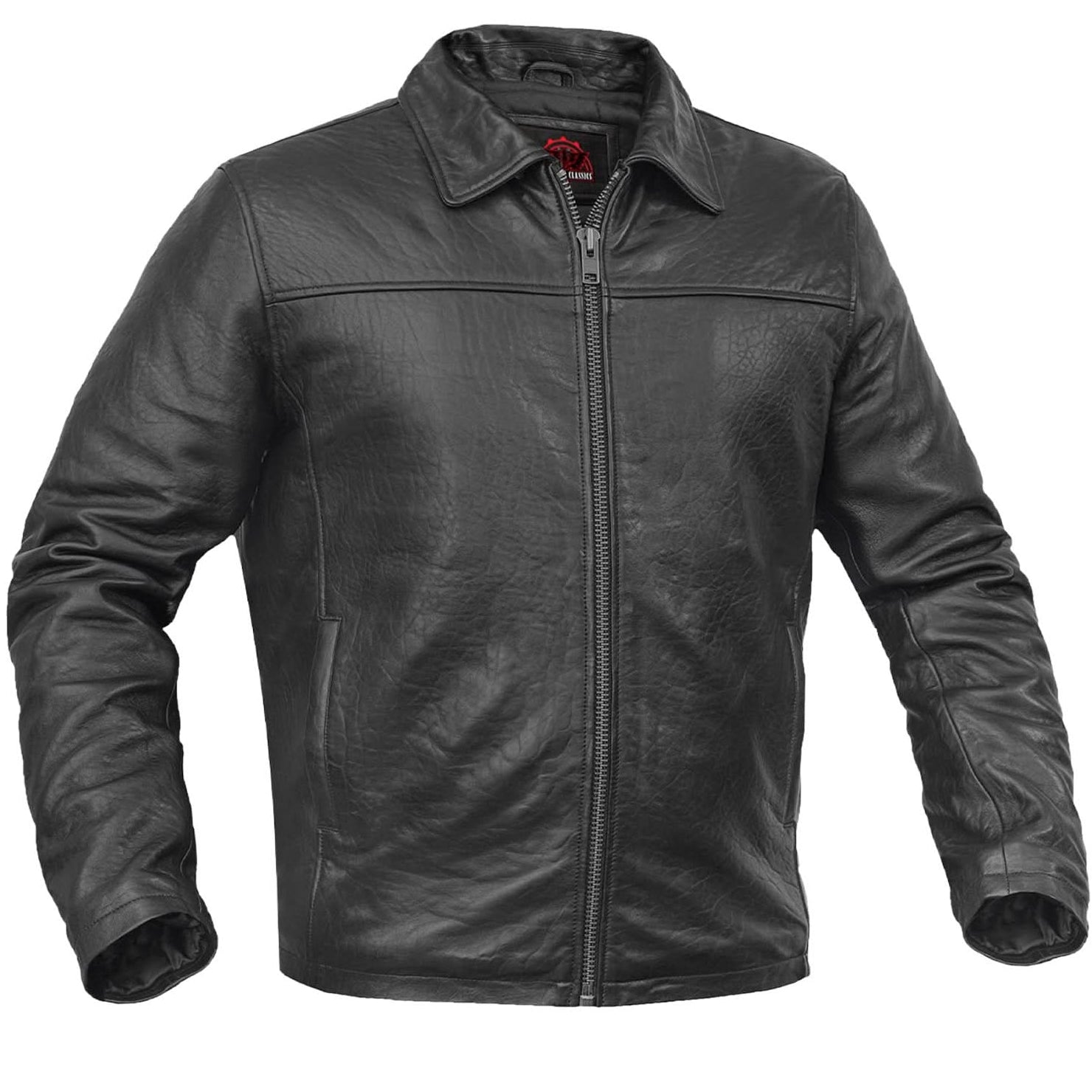 Harvey™ Men's Leather Motorcycle Jacket