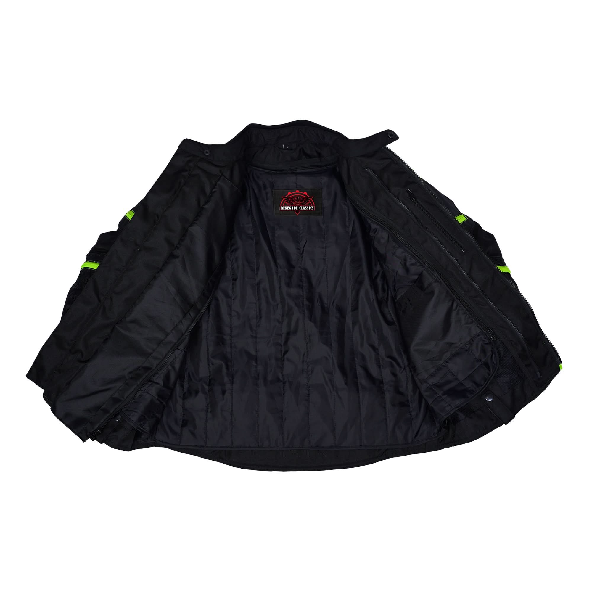 Impact™ Hi-Viz Mens  Mesh  Motorcycle Jacket