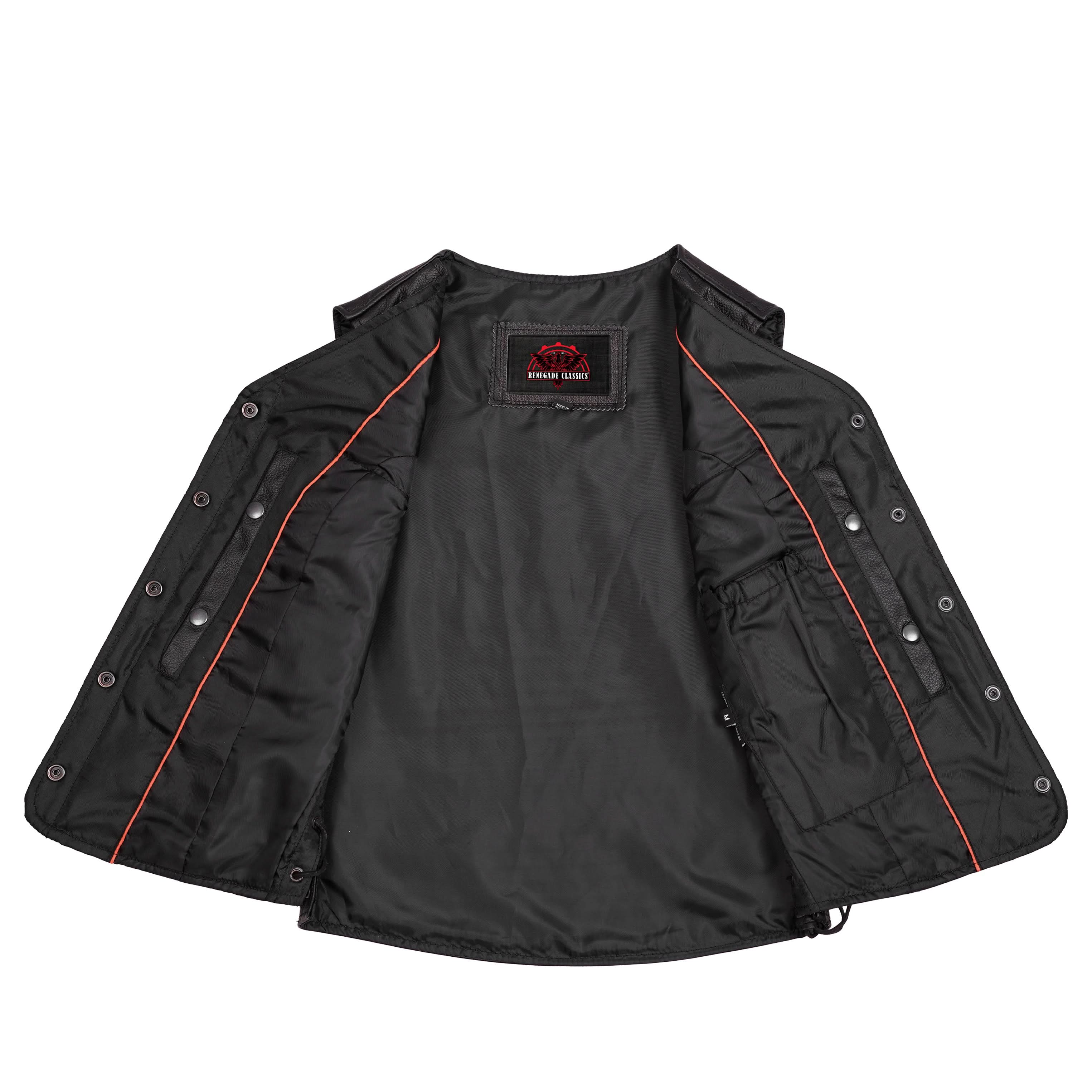 Clara™ Women's leather motorcycle vest