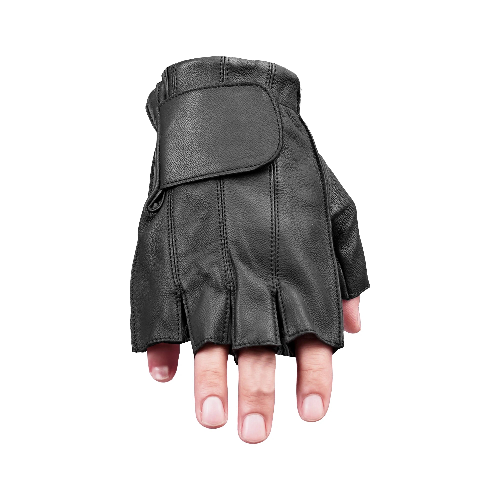 LegacyKnuckles™  Men's  leather Fingerless gloves