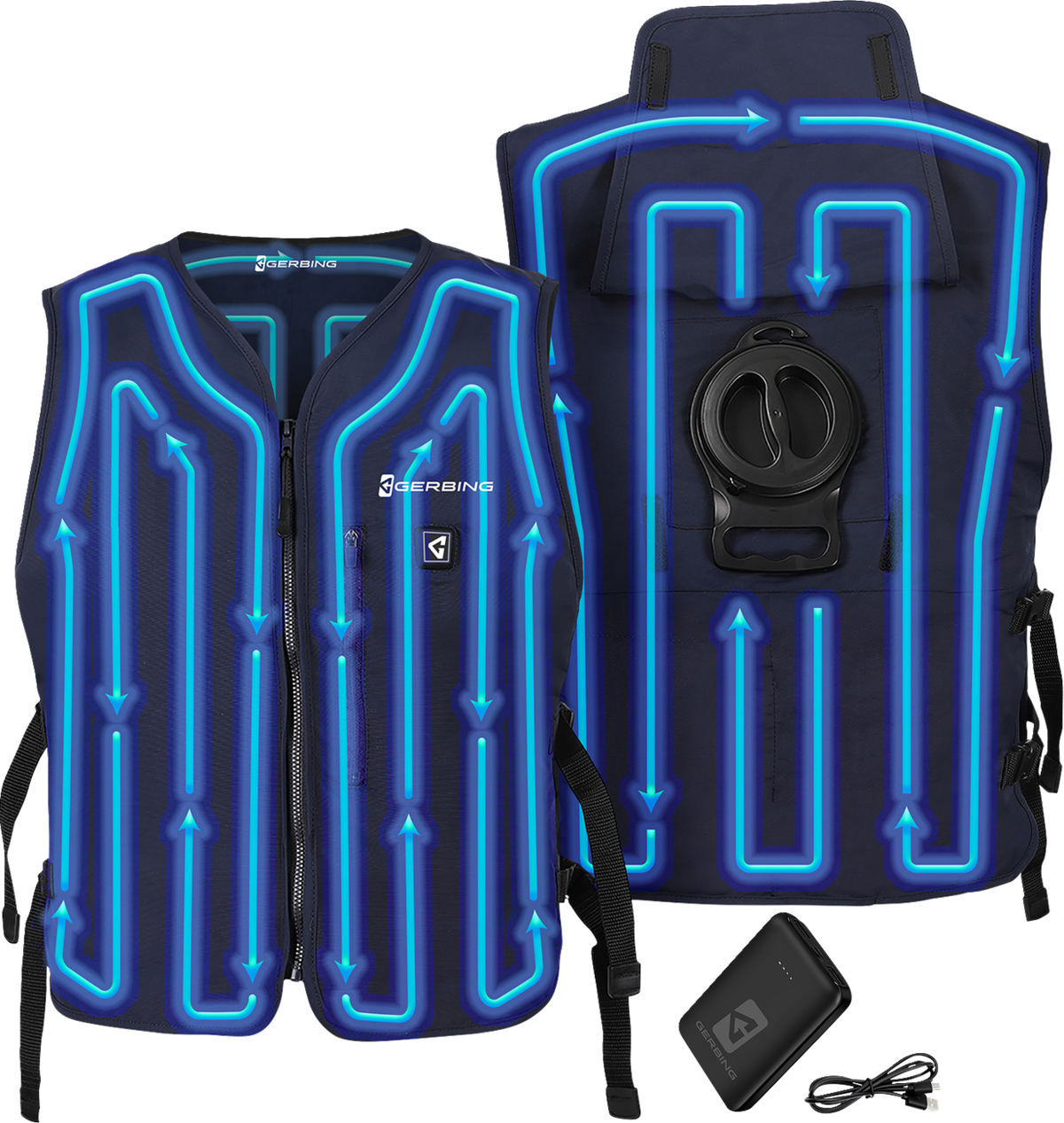5V Touch Button Circulatory Cooling Vest