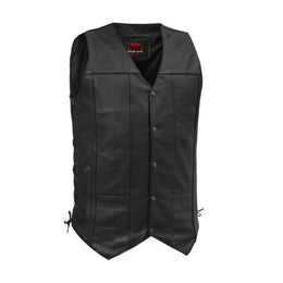 GearGuard™ Men's Utility Motorcycle Vest - Black